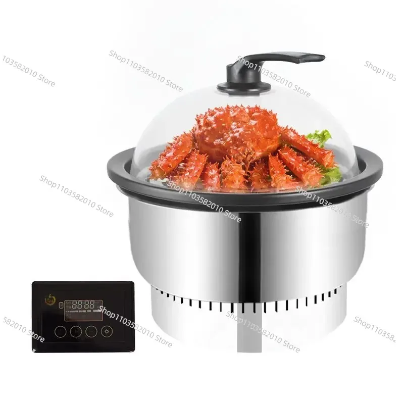 Commercial Kitchen Supplier - シーフードセルフサービス蒸し鍋キッチン機器、ホテルサプライヤー、業務用電気蒸し器に適しています。