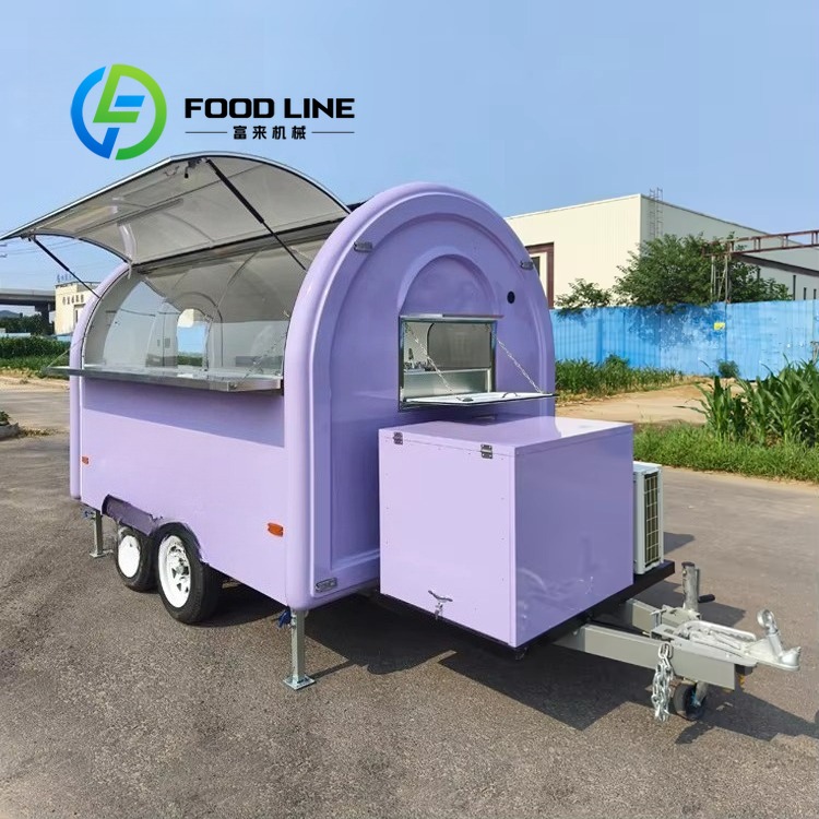 Commercial Kitchen Trailer - アメリカ合衆国向け業務用ベーカリー販売車、移動式ホットドッグ・ピザ・軽食販売機、フルキッチン付きフードトラック
