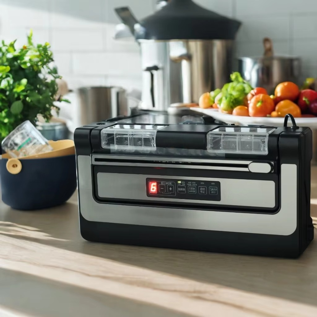 Commercial Kitchen Use - 業務用300mm電動真空シーラーマシン、家庭用、屋外、キッチン、車用の自動プラスチック食品シーラー