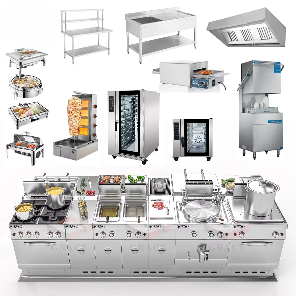 Commercial Kitchen Supplier - その他のホテルレストランサプライヤー業務用シーフードビュッフェガスストーブキッチン調理セット業務用レストラン機器