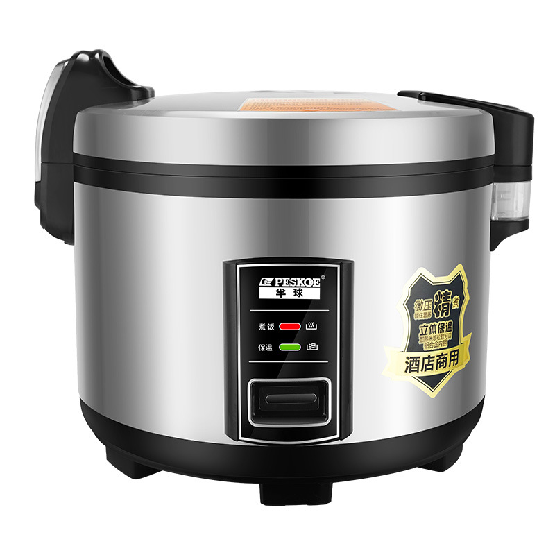 Commercial Rice Cooker - ポジティブヘミスフィア商用ノンスティックステンレス炊飯器計量カップ付き大容量家庭用卸売