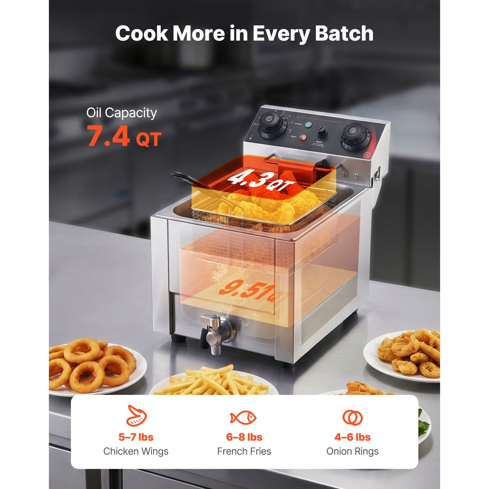 業務用電気フライヤー、オイルフィルター機能アップグレード、9 - Induction Cooker Commercial のレビューと価格