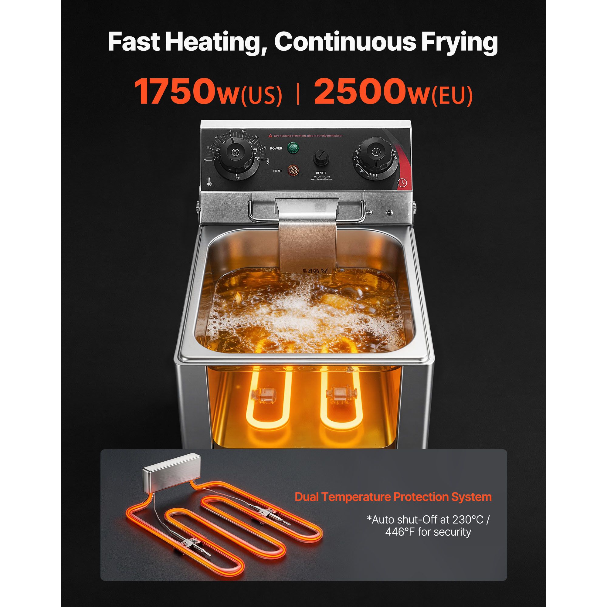 業務用電気フライヤー、オイルフィルター機能アップグレード、9 - Induction Cooker Commercial のレビューと価格