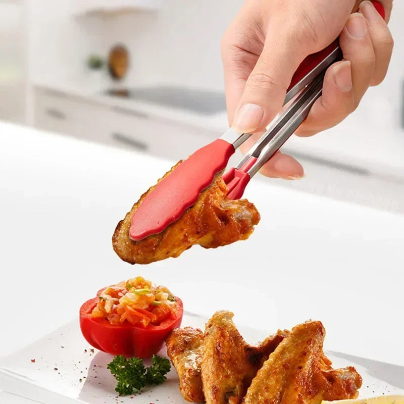 7インチ滑り止めフードトング、クリエイティブなBBQグリル、 - Commercial Kitchen Cooking のレビューと価格
