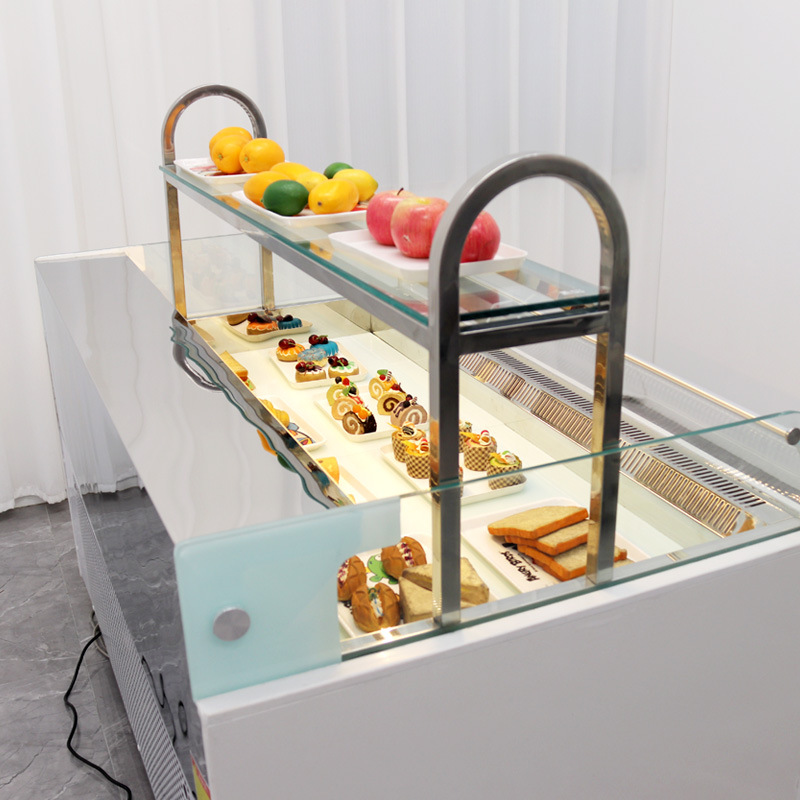 エアコン付きオープンフロントサンドイッチキャビネット、カスタ - Refrigerated Display Case のレビューと価格