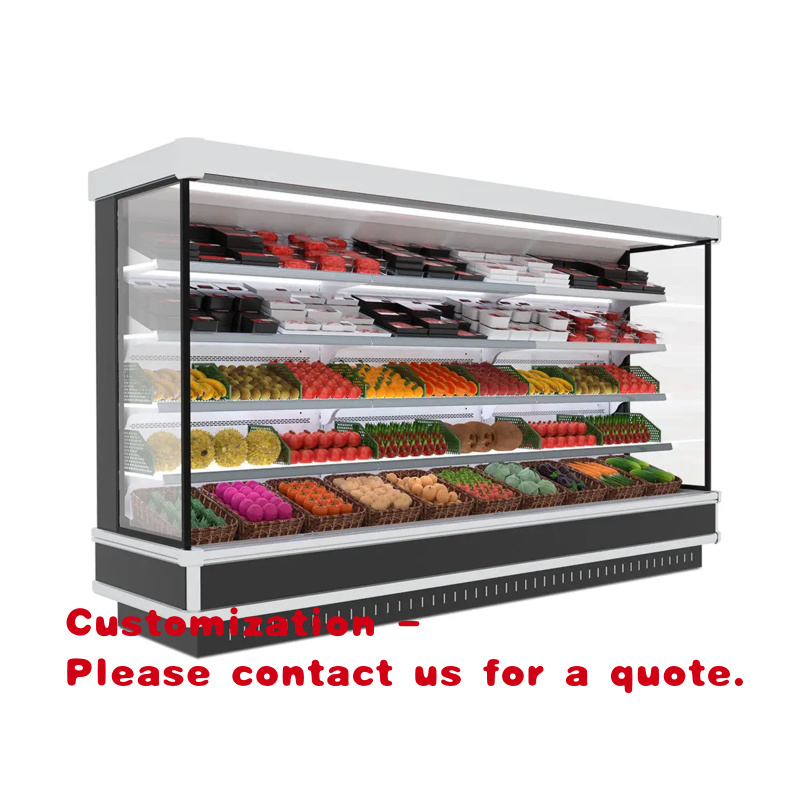 カスタムホットセール両開き冷凍庫直立型ガラスディスプレイドリ - Refrigerated Display Case のレビューと価格