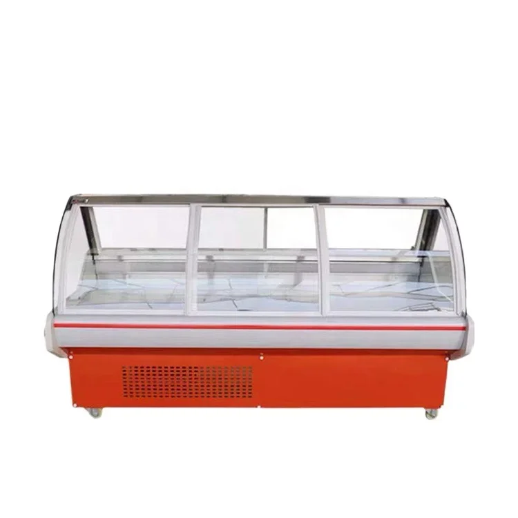# ガラス扉付きミートディスプレイチラー、デリミートディスプ - Refrigerated Display Case のレビューと価格