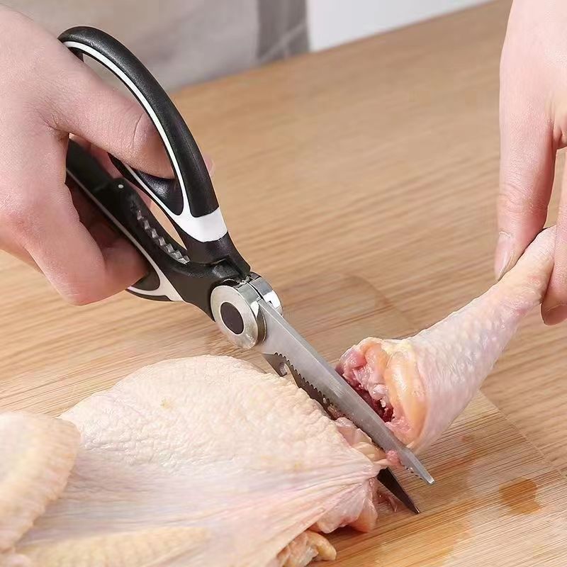 ステンレス製キッチンバサミ、頑丈な鶏骨・魚用はさみ、多機能食 - Commercial Kitchen Use のレビューと価格