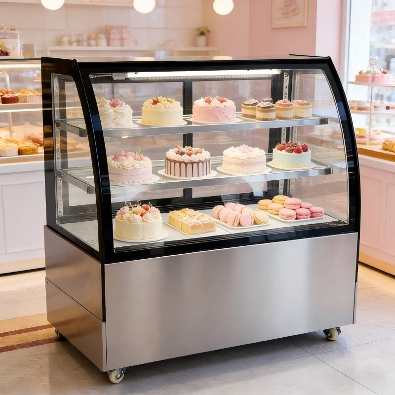 2段式業務用ケーキ陳列冷蔵庫 ファン冷却 R290 2棚 L - Refrigerated Display Case のレビューと価格