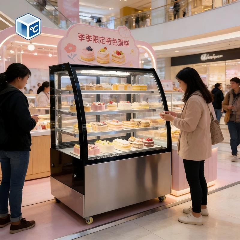 2段式業務用ケーキ陳列冷蔵庫 ファン冷却 R290 2棚 L - Refrigerated Display Case のレビューと価格