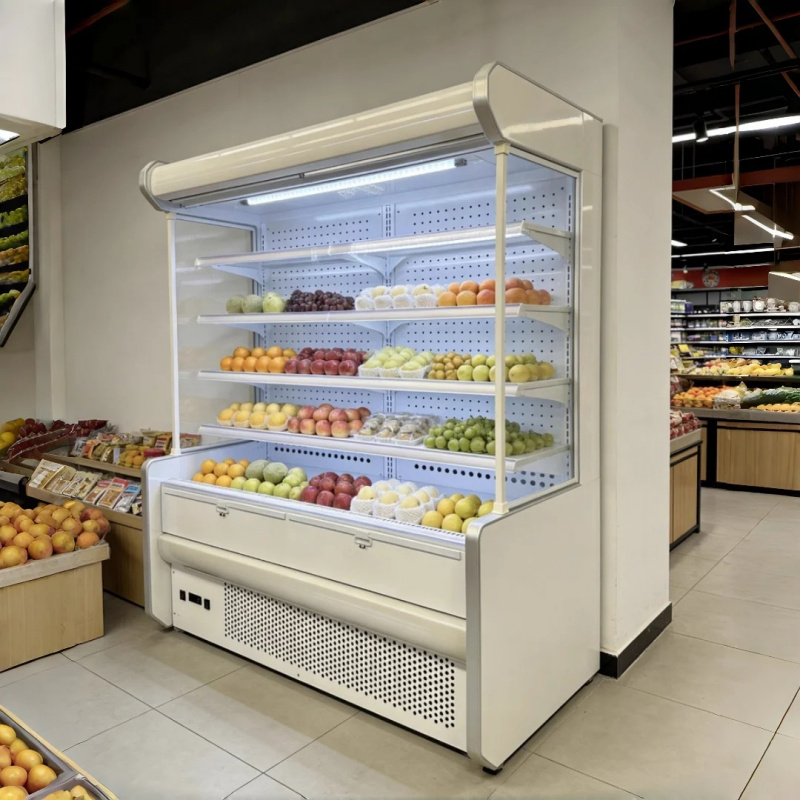 カスタム多層オープンショーケース食料品陳列冷蔵庫（コンプレッ - Refrigerated Display Case のレビューと価格