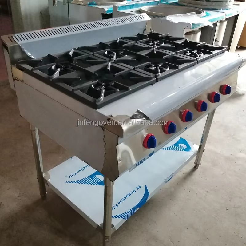 業務用厨房機器 プロ仕様 6口ガスコンロ 工業用ポータブルガ - Commercial Kitchen Cooking のレビューと価格