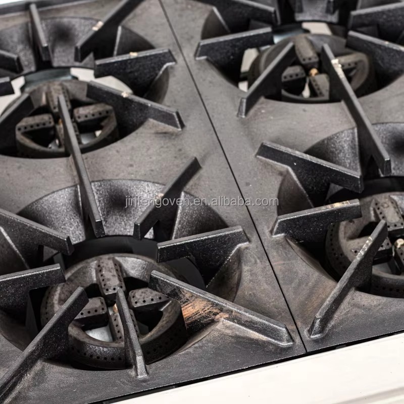 業務用厨房機器 プロ仕様 6口ガスコンロ 工業用ポータブルガ - Commercial Kitchen Cooking のレビューと価格