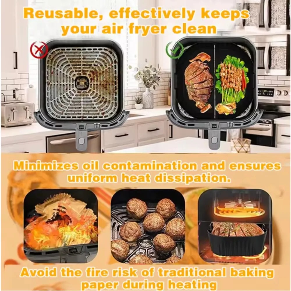 シリコーンエアフライヤーモールドオイルフィルターストリップフ - Commercial Kitchen Cooking のレビューと価格