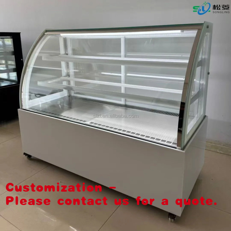 カスタムステンレス製ケーキショーケース冷却ペストリーディスプ - Refrigerated Display Case のレビューと価格