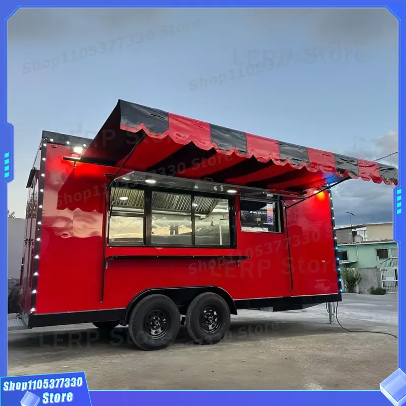 EPA基準適合の移動式食品トレーラー（アイスクリーム、軽食、 - Commercial Kitchen Trailer のレビューと価格