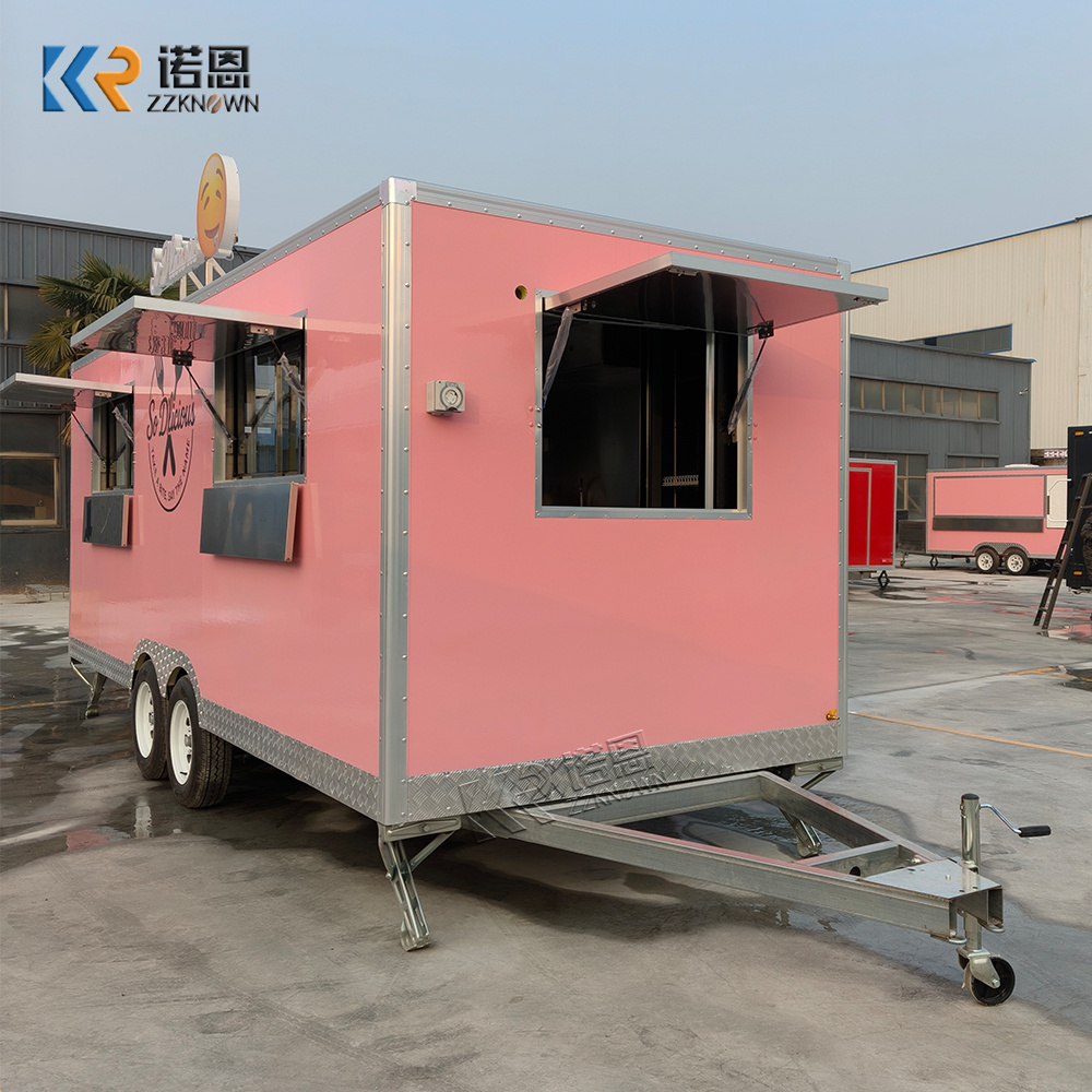 高品質フードトラック業務用フードカートBBQフードトレーラー - Commercial Kitchen Trailer のレビューと価格