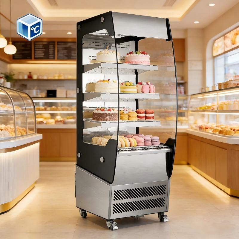 494x677x1455mm回転式業務用ケーキ陳列冷蔵庫ファ - Refrigerated Display Case のレビューと価格