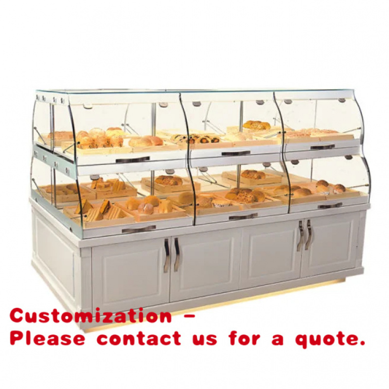 カスタムメイドの高級ベーカリーディスプレイキャビネット、ショ - Refrigerated Display Case のレビューと価格