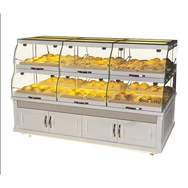 カスタムメイドの高級ベーカリーディスプレイキャビネット、ショ - Refrigerated Display Case のレビューと価格