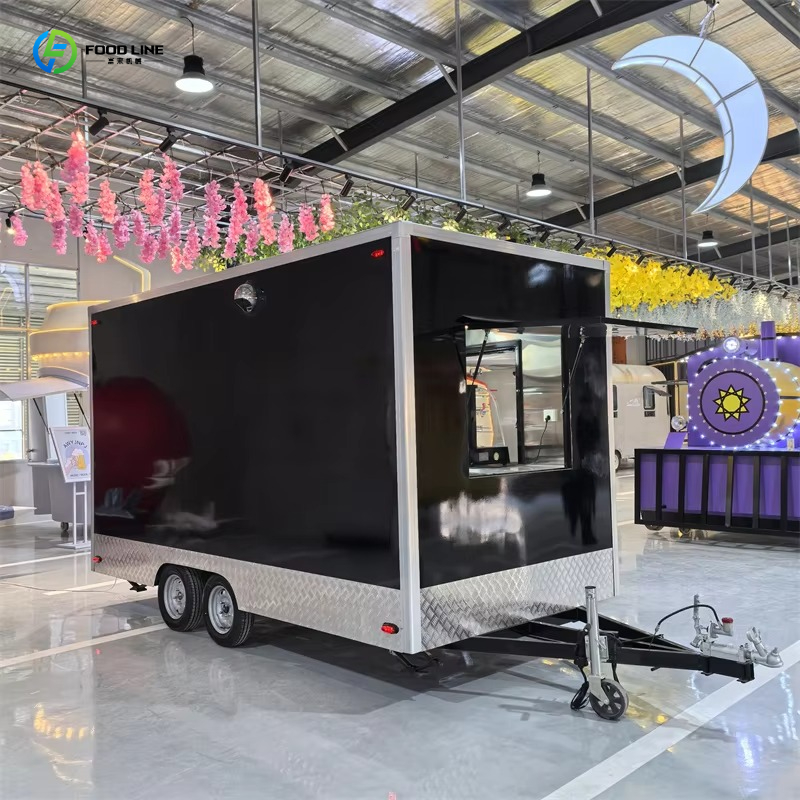 移動式フードトレーラー業務用キッチンステンレス製BBQピザホ - Commercial Kitchen Trailer のレビューと価格