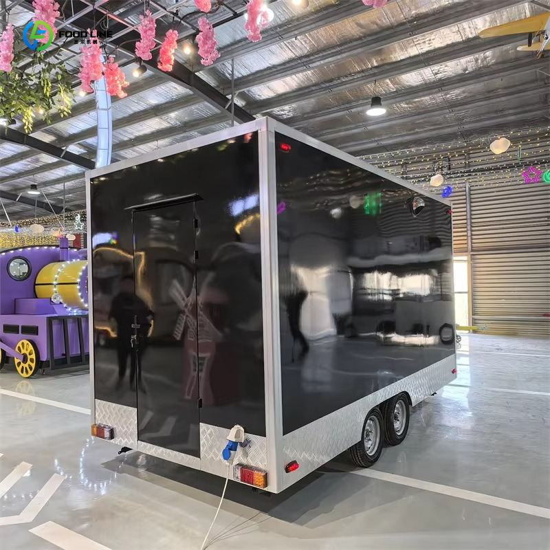 移動式フードトレーラー業務用キッチンステンレス製BBQピザホ - Commercial Kitchen Trailer のレビューと価格