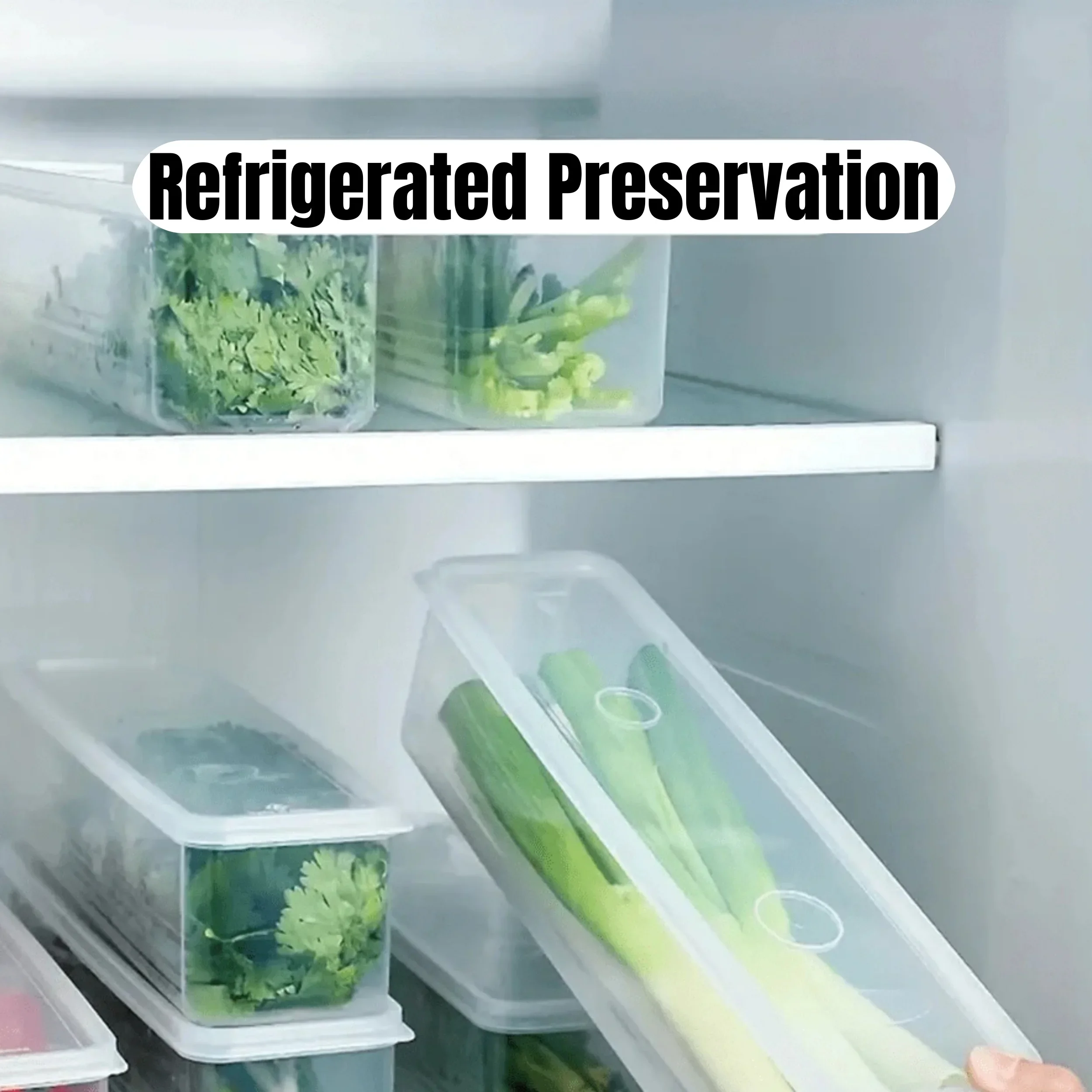 1/4 個冷蔵庫収納ボックス蓋付きプラスチック新鮮な保存ボッ - Commercial Kitchen Refrigerator のレビューと価格