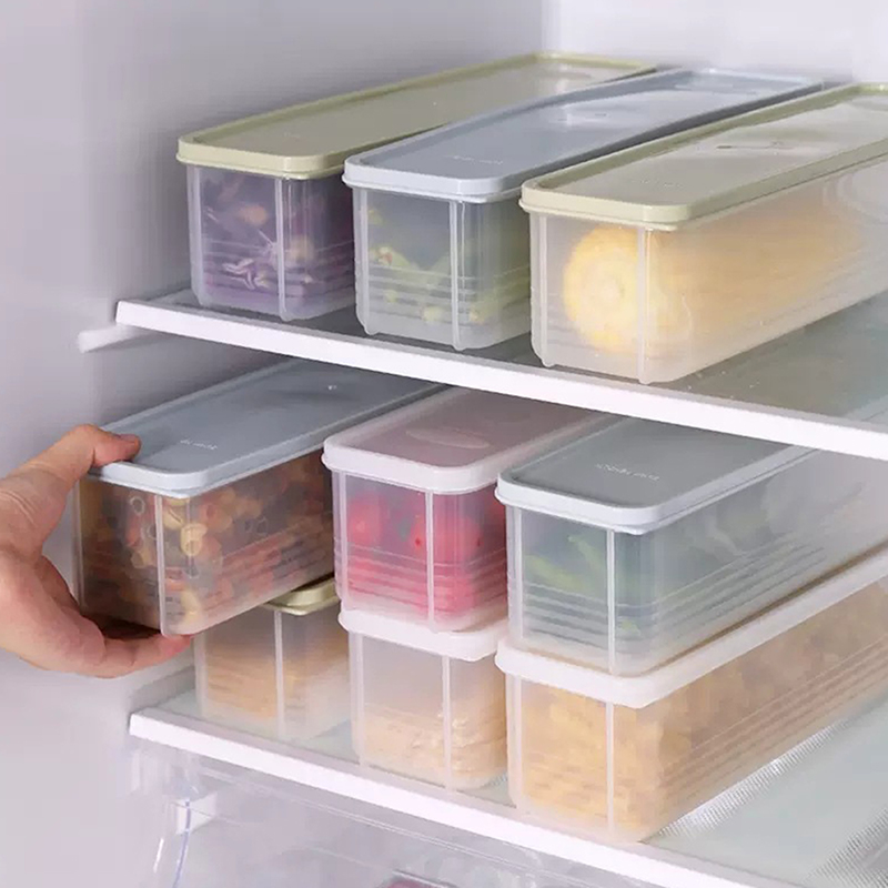 フレッシュボックスヌードルプラスチック食品保存密封ボックス長 - Commercial Kitchen Refrigerator のレビューと価格