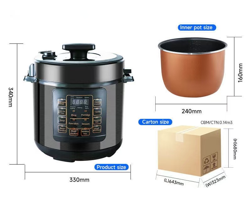 2026年新型 家庭用・業務用電気圧力鍋 電気炊飯器 6L  - Commercial Rice Cooker のレビューと価格