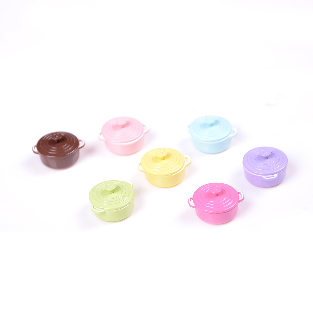ドールハウス用ミニチュアキッチン用品,1:12スケール,蓋付 - Commercial Kitchen Cooking のレビューと価格