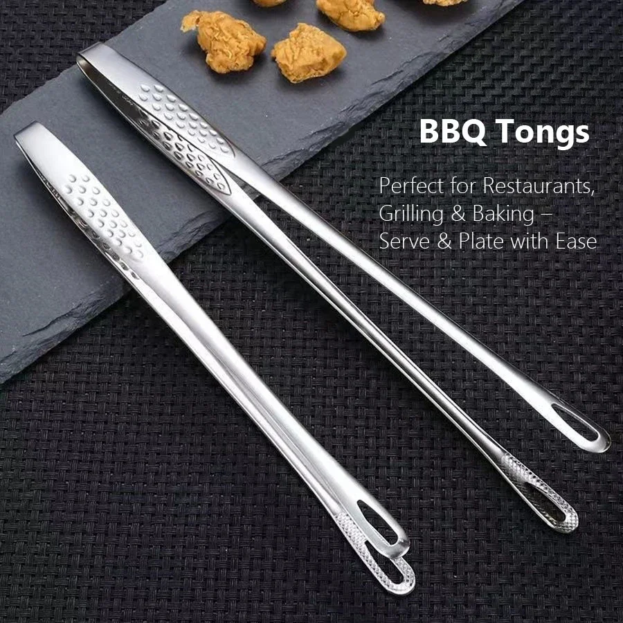 ステンレス鋼キッチントングノンスリップ耐熱バーベキューグリル - Commercial Kitchen Cooking のレビューと価格